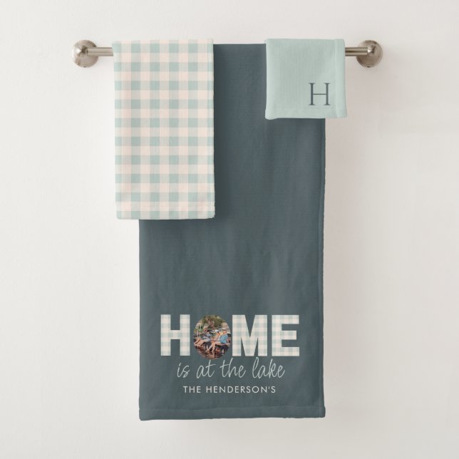 Home Is At The Lake Towel Set (Insitu)