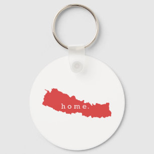Home is Nepal Keychain