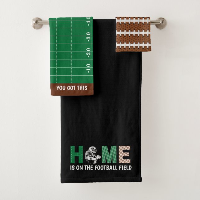 Home Is On The Football Field Towel Set (Insitu)