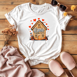 Home Is Where Mom Is Sentimental Mother’s Day T-Shirt