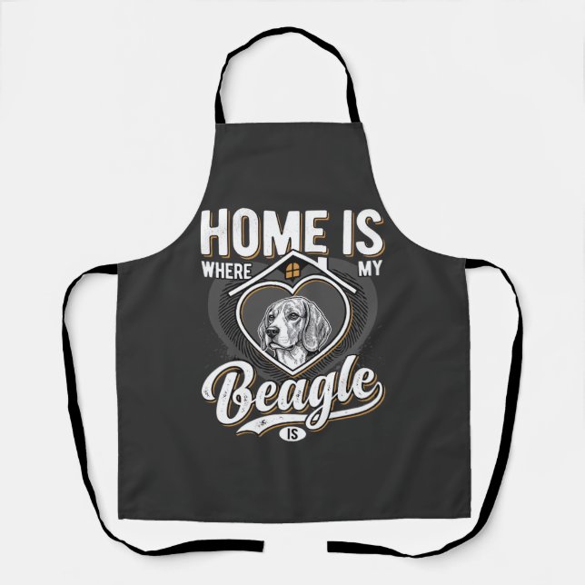 Home Is Where My Beagle Is_1 Apron (Front)