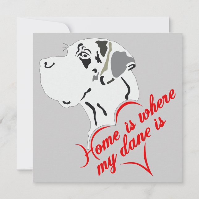 Home is where my dane is (Front)
