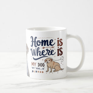 Home Is Where My Dog Is – Cute Dog Lover Mug