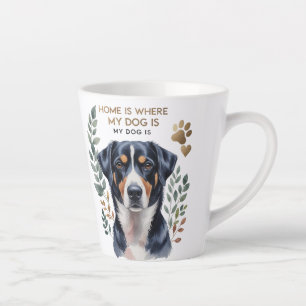 Home Is Where My Dog Is” Small Latte Mug 