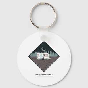 Home Is Where My Van Is  Keychain