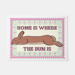 Home is where the BUN is! 18x24 Doormat