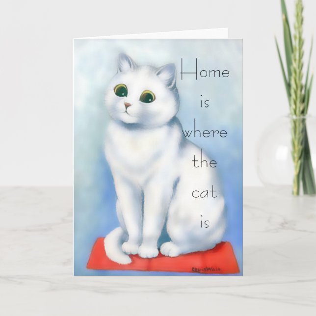 Home is Where the Cat Is Card (Front)