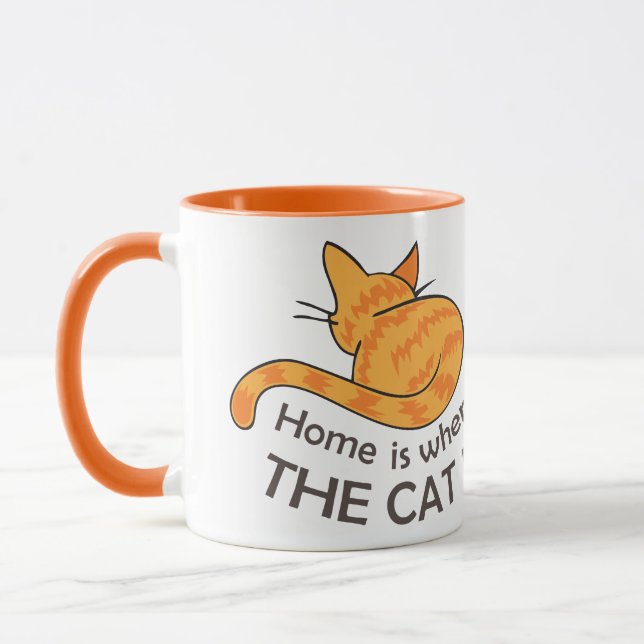 Home is Where the Cat Is Mug (Left)