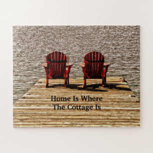 Home Is Where The Cottage Is Jigsaw Puzzle