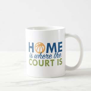 Home Is Where The Court Is Coffee Mug