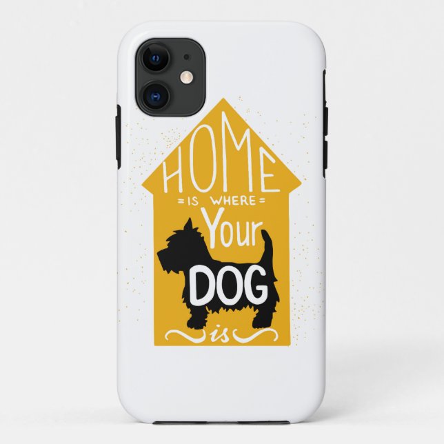Home Is Where The Dog Is Case-Mate iPhone Case (Back)