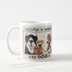 Home is where the dog is mug