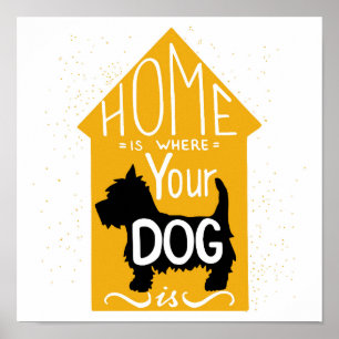 Home Is Where The Dog Is Poster