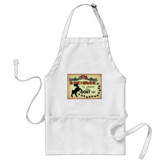 HOME IS WHERE THE GOAT IS STANDARD APRON