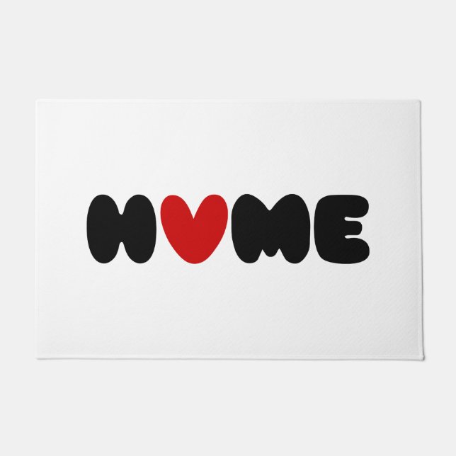 Home Is Where The Heart Is Doormat (Front)