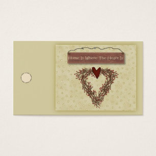 Home Is Where The Heart Is Hang Tag