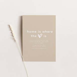 Home is Where the Heart is Housewarming Invite
