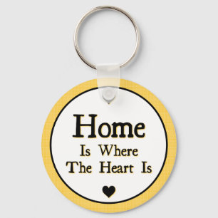 Home is Where the Heart is Keychain