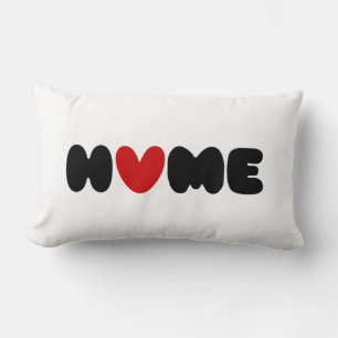 Home Is Where The Heart Is Lumbar Pillow