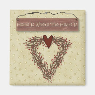 Home Is Where The Heart Is Magnet