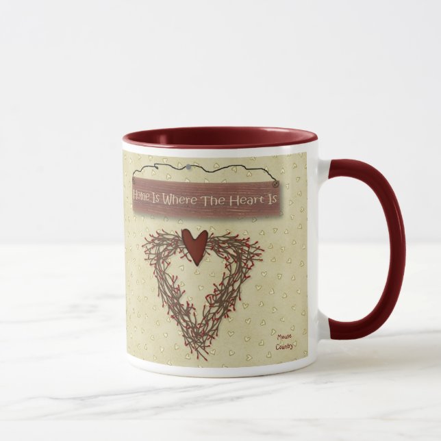 Home Is Where The Heart Is Mug (Right)