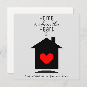 Home is Where the Heart Is - New Home Card