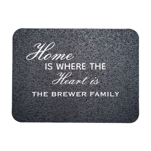 Home Is Where The Heart Is Personalized  Magnet (Horizontal)