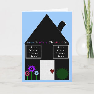 Home Is Where The Heart Is Photo Template Card
