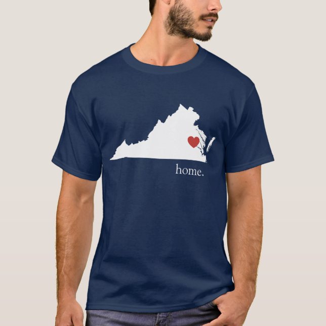Home is where the heart is - Virginia T-Shirt (Front)