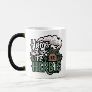Home is where the herb is magic mug