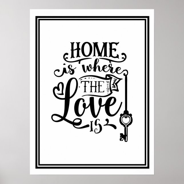 Home is Where The Love Is  Poster (Front)