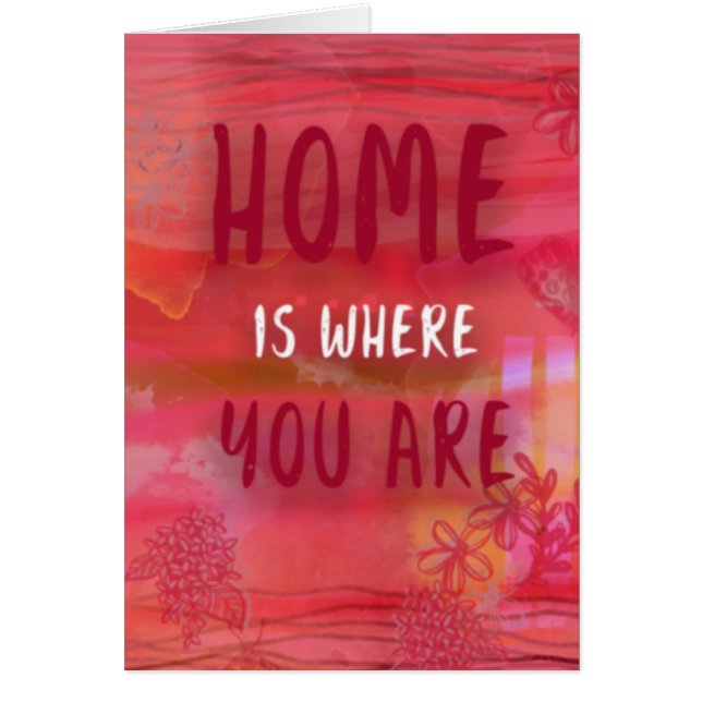 Home Is Where You Are-MD Card (Front)