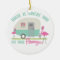Home is Where You Put Your Flamingos Ornament