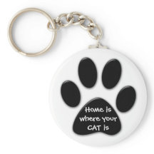 Home is where your CAT is Key Ring