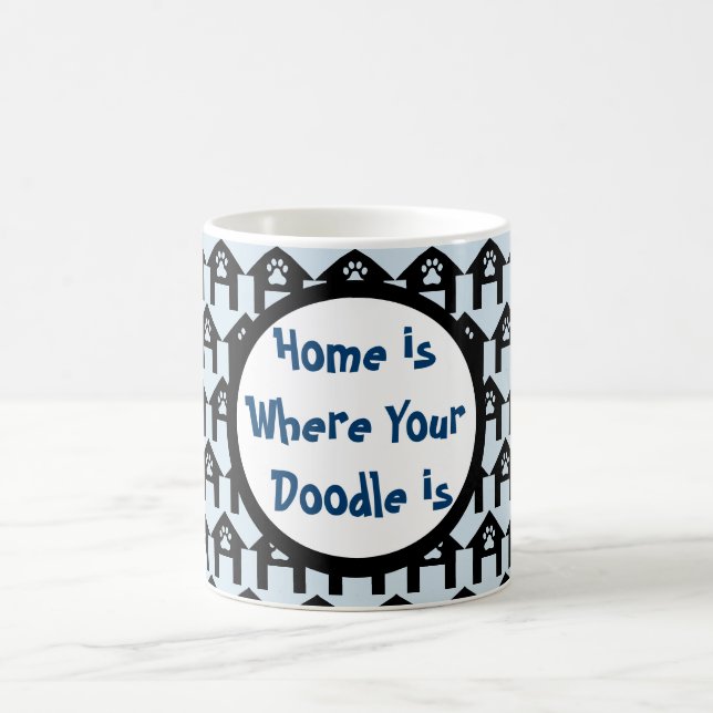 Home is Where your Doodle is Magic Mug (Center)