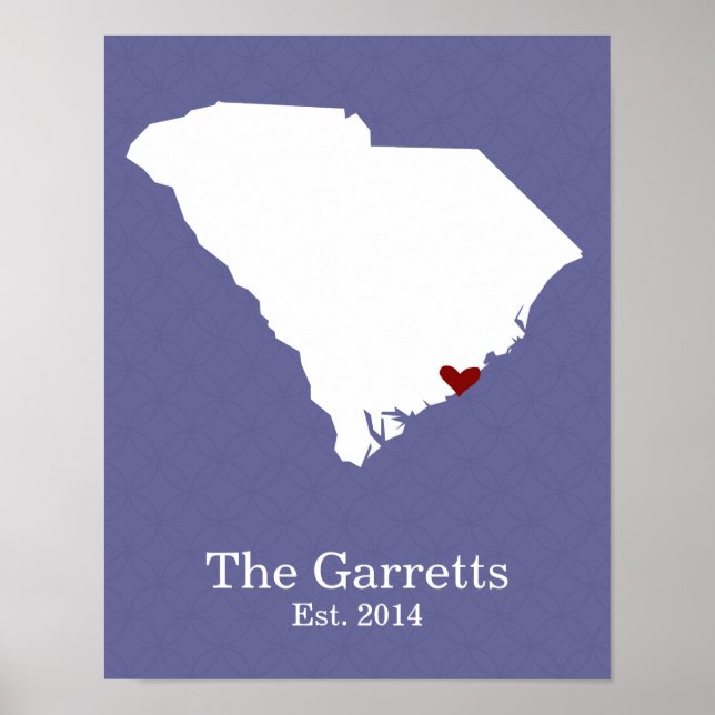 Home is Where Your Heart Is - South Carolina Poster (Front)