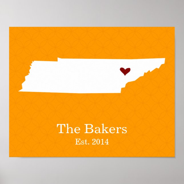 Home is Where Your Heart Is - Tennessee Poster (Front)