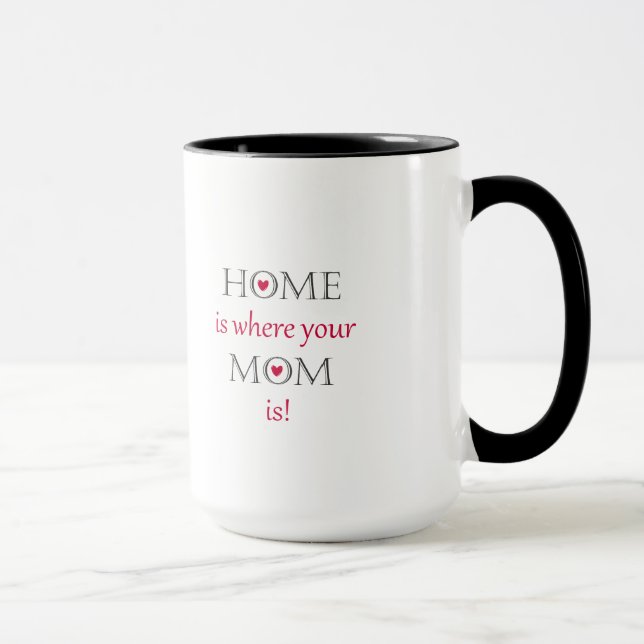 Home Is Where Your Mom Is Mug (Right)