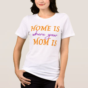 Home is where your mom is Tri-Blend shirt