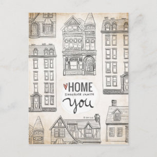 Home is wherever I'm with You. Postcard