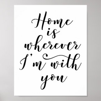 Home Is Wherever I'm With You Poster