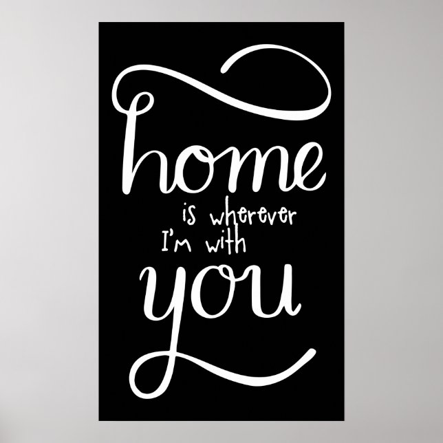 Home is wherever I'm with you Poster (Front)