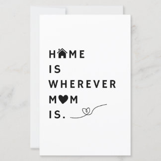 Home Is Wherever Mom Is – Gift For Mom