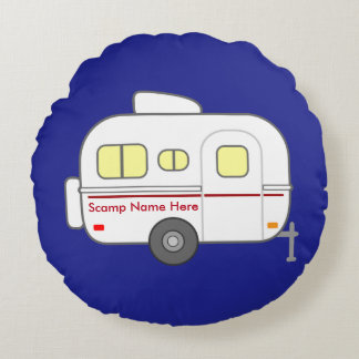 Home is wherever we are together. round pillow