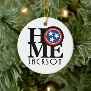 HOME Jackson Ceramic Ornament