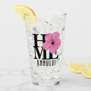 HOME Kahului Pink Glass
