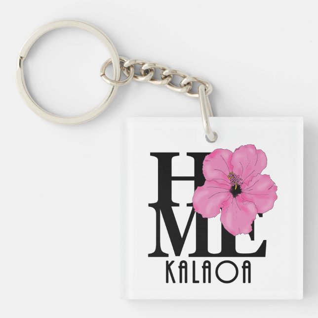 HOME Kalaoa Pink Keychain (Front)