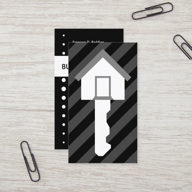 home key business card (Front/Back In Situ)