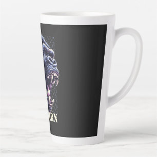Home/Kitchen Angry Gorilla Lessons Learn Latte Mug
