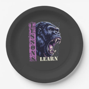 Home/Kitchen Angry Gorilla Paper Plate